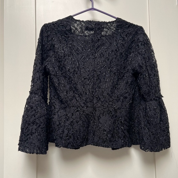 Zara Beaded Lace Blazer Jacket - Picture 7 of 8